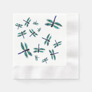 Dancing Dragonfly Art Napkin