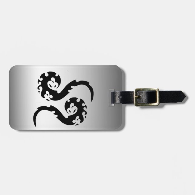 Dancing Dragons Luggage Tag (Front Horizontal)