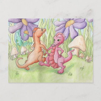 Dancing Dragons Postcard