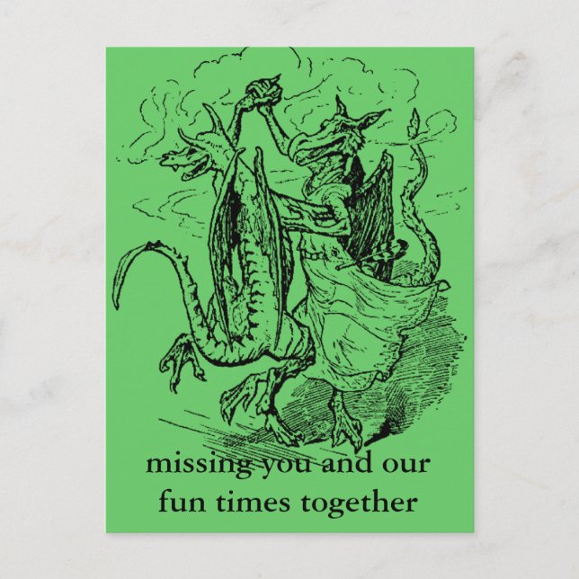 Dancing Dragons postcard (Front)