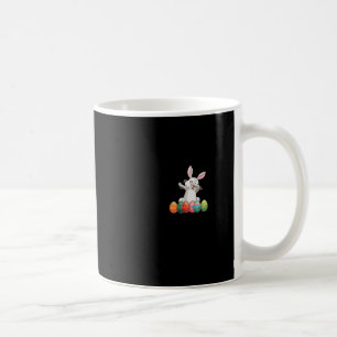 Dancing Easter Day Bunny Fun Rabbit Graphic  Coffee Mug