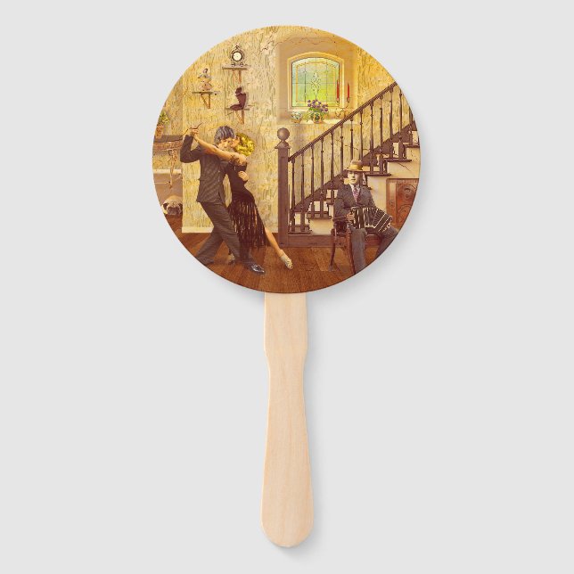 Dancing El Choclo a.k.a. The Tomboy Hand Fan (Front)