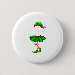 Dancing Elf Christmas Family Matching Women Girls 6 Cm Round Badge