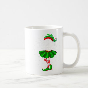 Dancing Elf Christmas Family Matching Women Girls Coffee Mug