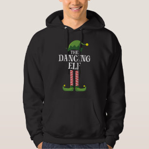 Dancing Elf Matching Family Christmas Party Hoodie