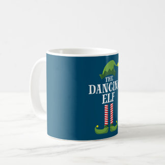 Dancing Elf Matching Family Group Christmas Party Coffee Mug