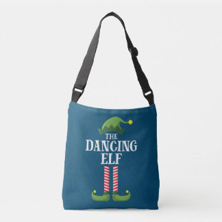 Dancing Elf Matching Family Group Christmas Party Crossbody Bag