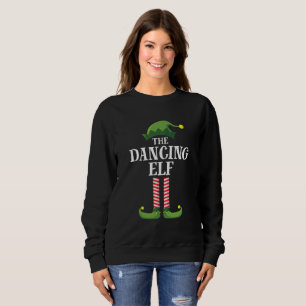 Dancing Elf Matching Family Group Christmas Party Sweatshirt