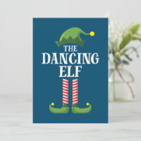 Dancing Elf Matching Family Group Christmas Party