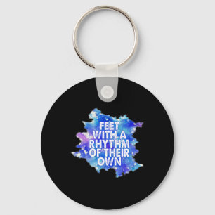 Dancing Feet With A Rhythm Of Their Own Women's Da Key Ring