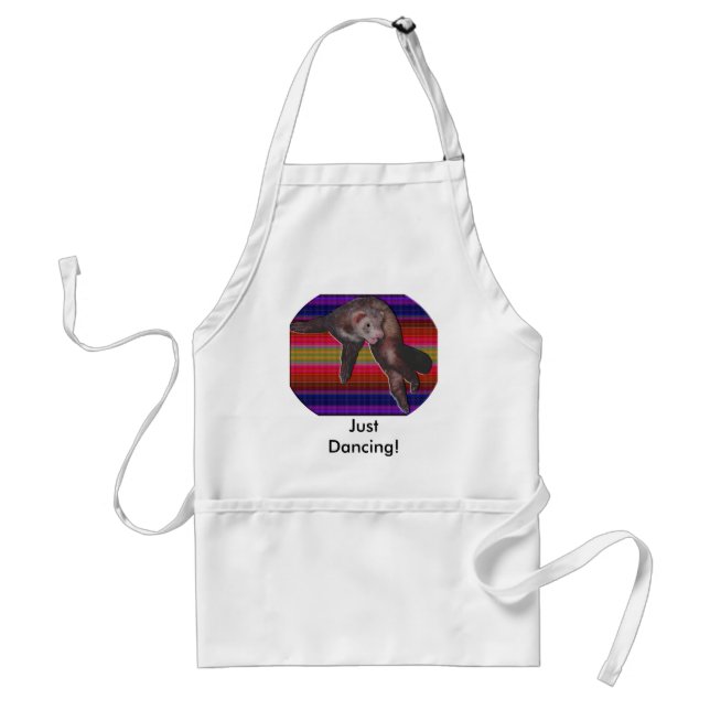 Dancing Ferret Apron (Front)