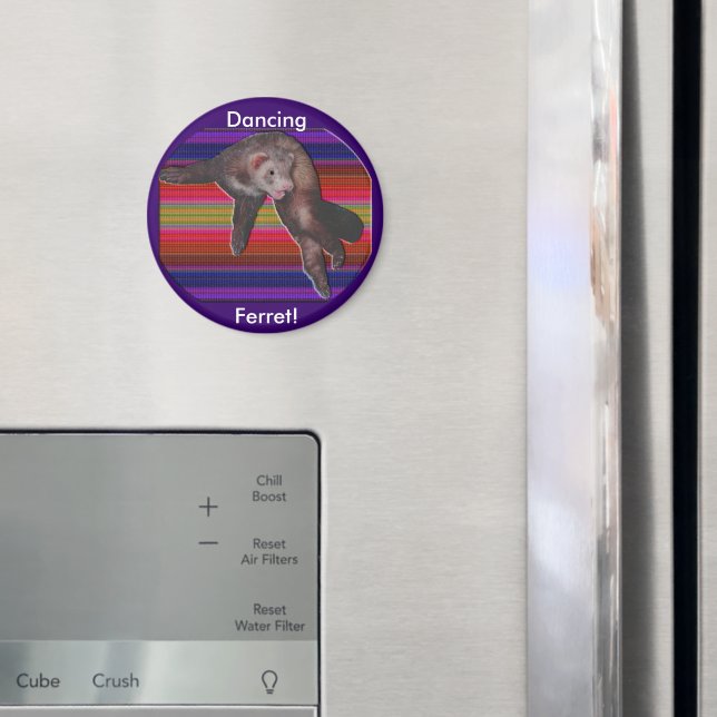 Dancing Ferret Magnet (In Situ (Fridge))