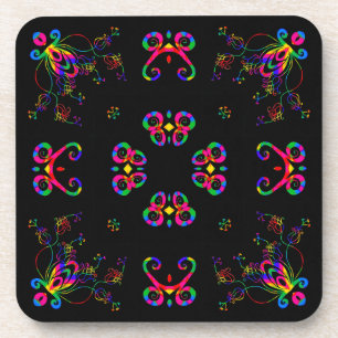 Dancing Fiesta Flowers Coaster