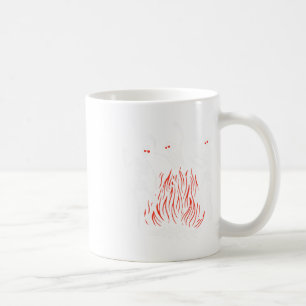 Dancing Fire Valentines Day Funny Bones Heart Love Coffee Mug