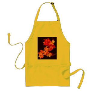 Dancing Firebirds Abstract Art Apron