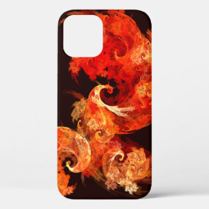 Dancing Firebirds Abstract Art iPhone 12 Case