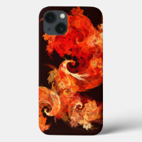 Dancing Firebirds Abstract Art