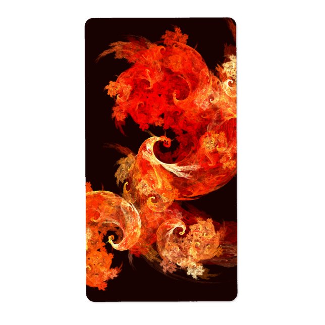 Dancing Firebirds Abstract Art Fractal (Front)