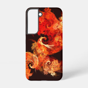 Dancing Firebirds Abstract Art Samsung Galaxy Case