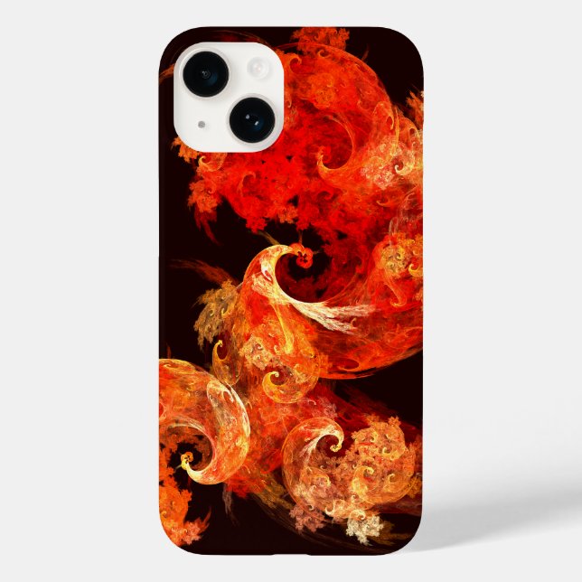 Dancing Firebirds Art Modern Fractal Abstract Case-Mate iPhone Case (Back)