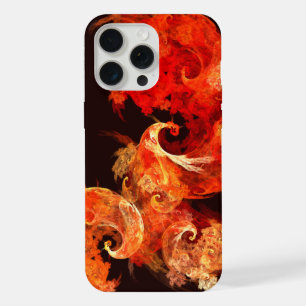 Dancing Firebirds Art Modern Fractal Abstract iPhone 15 Pro Max Case