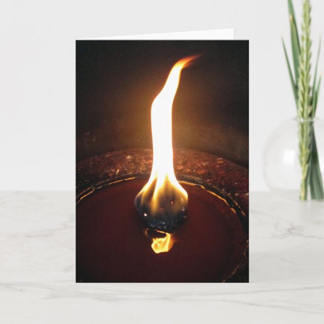 dancing flame card (Front)