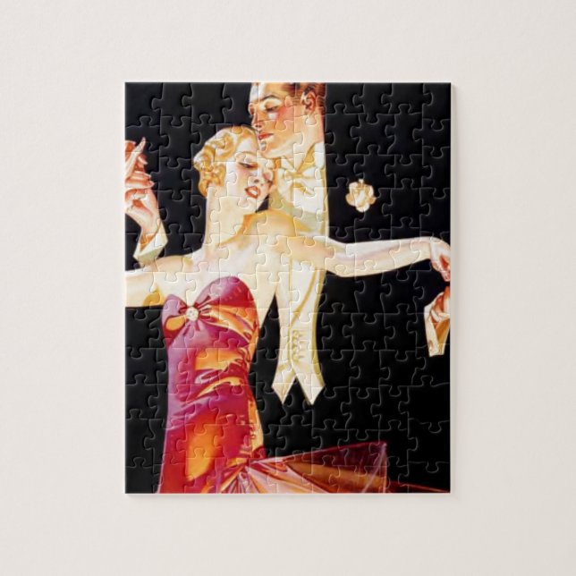 Dancing Flapper Jigsaw Puzzle (Vertical)