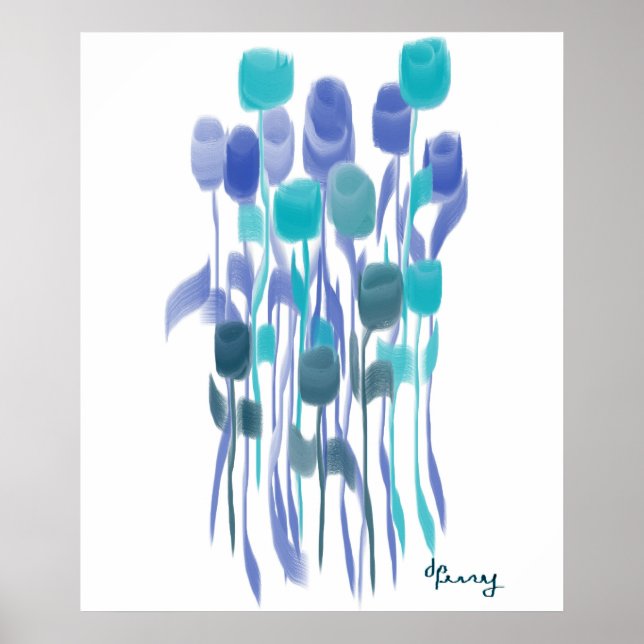 "DANCING FLOWERS" POSTER (Front)