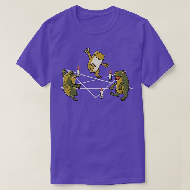 Dancing Frog Pentagram by Tobe Fonseca T-Shirt (Design Front)