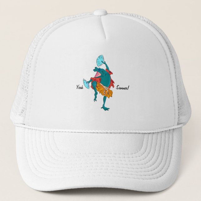 Dancing Frog Summer Hat (Front)