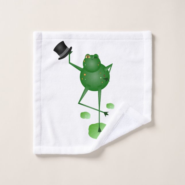 Dancing Frog Wash Cloth (Wash Cloth)