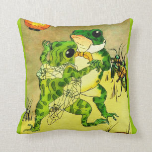 Dancing Frogs Cushion