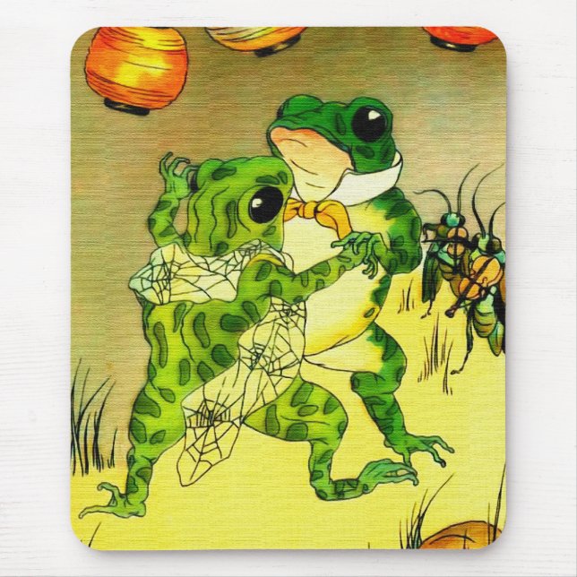 Dancing Frogs Mouse Pad (Front)