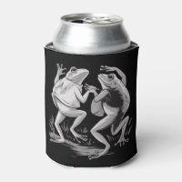 Dancing Frogs Toad Goblincore Dark Academia Retro
