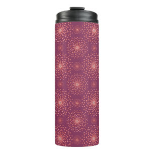 Dancing Galaxy Cosmic Drinkware Pattern Thermal Tumbler