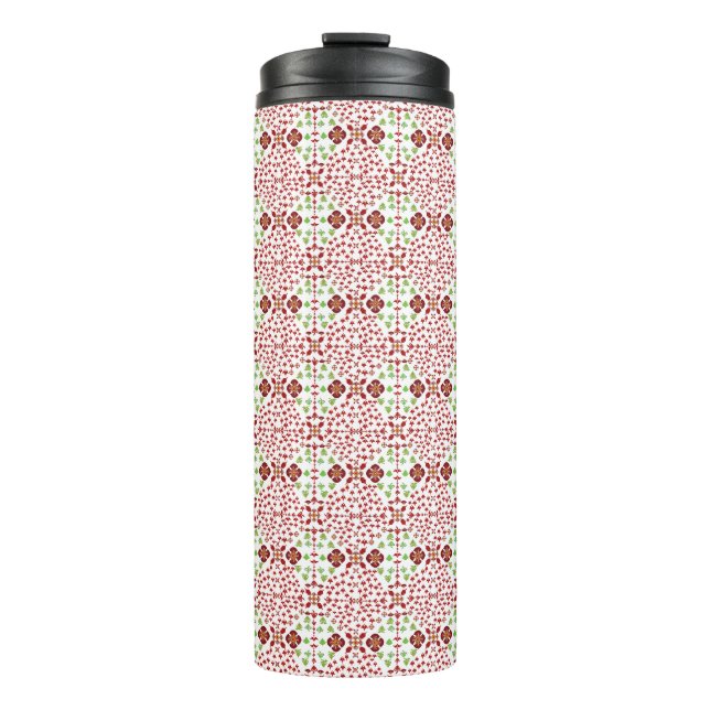 Dancing Galaxy Cosmic Drinkware Pattern Thermal Tumbler (Front)