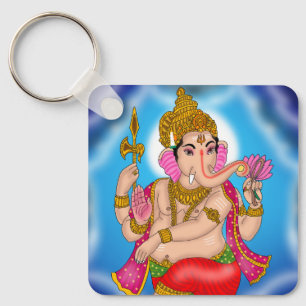 Dancing Ganesha Keychain