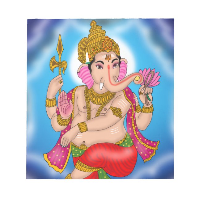 Dancing Ganesha Notepad (Front)