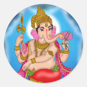 Dancing Ganesha Sticker 