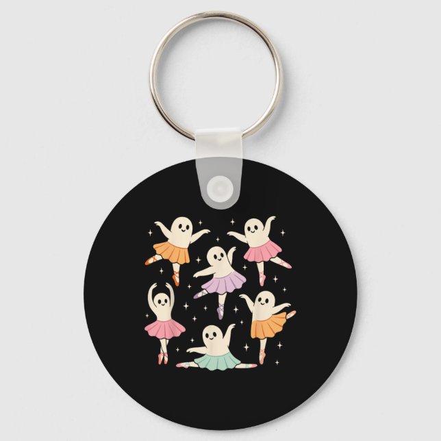Dancing Ghosts Shirt Women  Key Ring (Front)