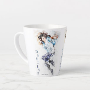 Dancing Girl 2  Latte Mug