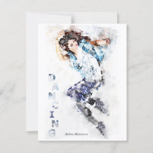 Dancing Girl 2  Postcard