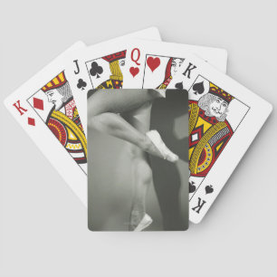 Dancing Girl Playing Cards
