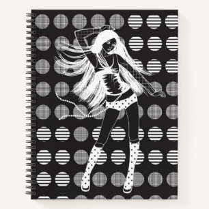 dancing girlfriend in the dark notebook