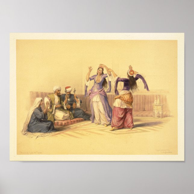 Dancing girls at Cairo Poster (Front)