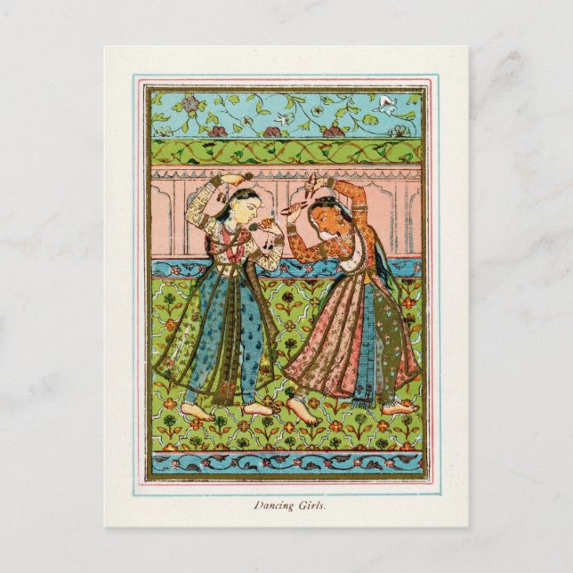 Dancing Girls Postcard (Front)