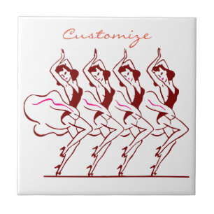 Dancing Girls Thunder_Cove Ceramic Tile