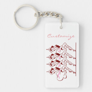 Dancing Girls Thunder_Cove Key Ring
