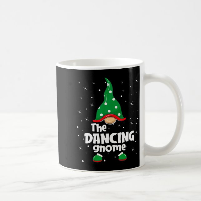 Dancing Gnome Family Matching Christmas Funny Paja Coffee Mug (Right)