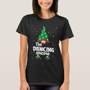 Dancing Gnome Family Matching Christmas Funny Paja T-Shirt